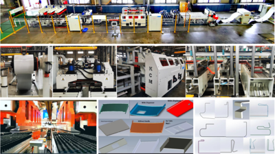 CNC多种产品柔性化钣金成型线