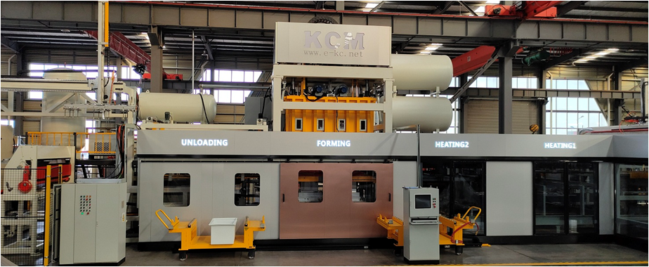 Six stations Thermo vacuum forming machine